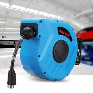 1/4"  Wall Mount Retractable Auto Rewind Air 260PSI Compressor Hose Reel 10M 33*16*28.5CM