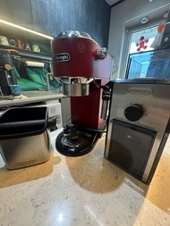 Delonghi Ec685 半自動咖啡機 及 咖啡豆研磨器 全套