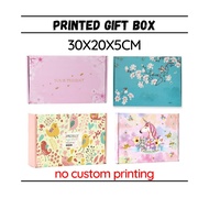 (30X20X5CM) colour box packaging/aircraft box/kotak/corrugated boxes/kotak pizza/carton box/kraft box/gift box by
