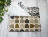 現貨 口罩收納套   北歐風圓點 隨身收納扁包