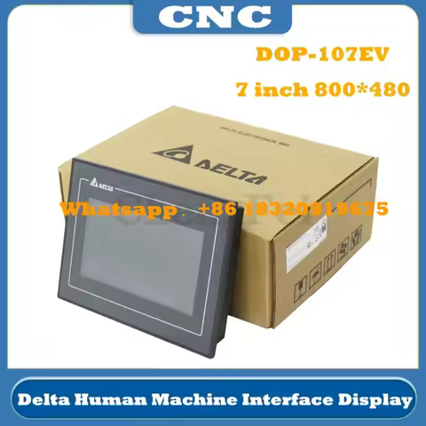 CNC 7'' Inch Delta DOP-107EV HMI Touch Screen Human Machine Interface Display Replace MK070E-33DT HP