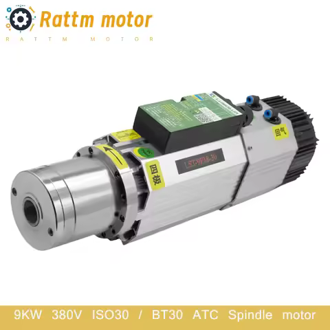 9KW ISO30 / BT30 CNC Air cooled Cooling ATC Spindle Motor Automatic tool change For Metal Router Mil