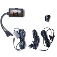 กล้องติดรถจักรยานยนต์ กล้องมอเตอร์ไซค์ Motorcycle Camera DVR Motor Dash Cam คมชัด HD 1080P 140องศา หน้า-หลัง camcorder