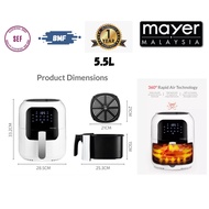MAYER DIGITAL AIR FRYER 5.5L MMAF505D