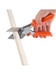 多角度斜角剪刀,斜角剪刀45-135度角度剪切器,配有安全鎖,用於剪切軟木塑料橡膠pvc線槽