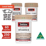 Swisse Ultiboost Vitamin D 1000IU / Calcium / Magnesium - Made in Australia 100% Authentic - Vitamin