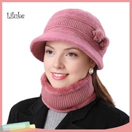 LK Cozy Winter Accessories Comfortable Scarf Soft and Warm Winter Hat Scarf Set for Women Imitation 