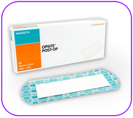 Opsite Post-OP แผ่นเทปใสปิดแผลกันน้ำ พร้อมแผ่นซับ (ยกกล่อง)