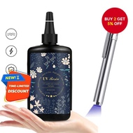 L 100g Odorless UV Hard Glue - Crystal Clear for DIY Jewelry & Phone Repair | E7000 T7000 B7000 Alte