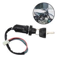 ATV Ignition Switch Key With Wire & Lock for Most Quad Dirt Bikes 50cc/70cc/110cc/125cc/150cc/250cc 