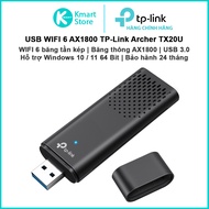 USB WIFI 6 AX1800 TP-Link Archer TX20U | AX1800 dual band bandwidth | USB 3.0 connection | Easy to i