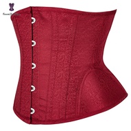 Gothic Corsets และ Bustiers Steampunk Red Corset Top Corset Hourglass Curve Shaper Slimming Waist Trainer