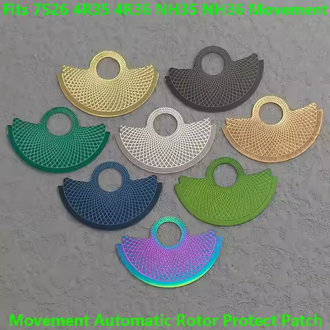 NH35 Movement Automatic Hammer Rotor Metal Patch Fit NH36 4R35 4R36 NH38 NH39 6R 7S NH35 Movement SK
