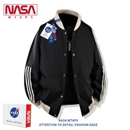 NASA WTAPS | Red Striped Baseball Collar NASA Style WTAPS Jacket