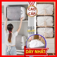 Large Canvas Clothes Bag with Drawstring 70L 100L