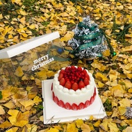 【25套】白色三件套透明蛋糕盒6吋/8吋/10吋