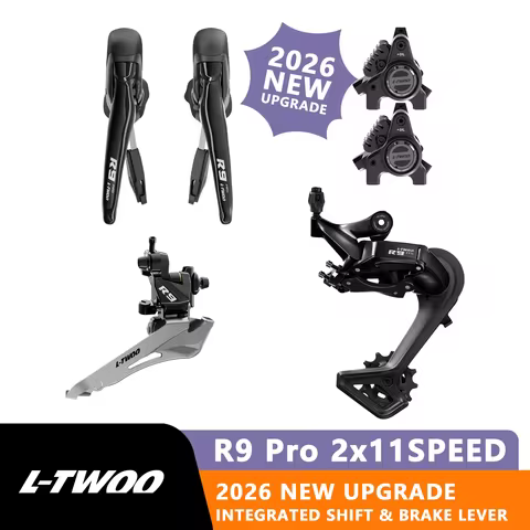 LTWOO R9 Pro 2x11 Speed Road Bike Groupset Hydraulic Disc Brake 11S Racing Bicycle Shifter Lever Rea