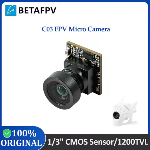 BETAFPV C03 FPV Micro Camera 1200TVL with Global WDR 2.1mm 1/3" CMOS Sensor FOV 160° for M03 5.8G VT