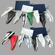 Dior New Style Men's Shoes B27 Series Couple Style Low-Top Cowhide Color-Blocking Letter Sports Casu