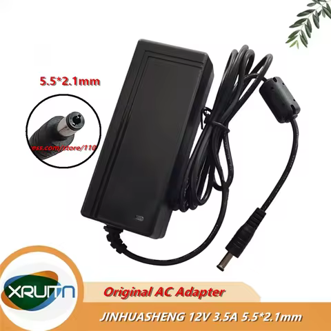 Original JINHUASHENG RS-350/120-S336K AC Adapter Adaptor Charger 12V 3.5A 5.5*2.1mm 42W Power Supply