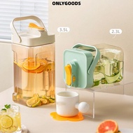 ONLYGOODS Cold Water Bottle, Drinking Bottle 2.3L/3.5L Water Bottle with Faucet,  Outdoor Camping Bu