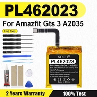 XDOU 240mAh PL462023 High Quality Battery For Amazfit Gts 3 A2035 Smart Sports Watch Bateria + Free 