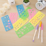 Y&X 1PCS Creative Drawing Ruler Kids Art Montessori Stationary Set Kids Toys Mainan Budak Perempuan 