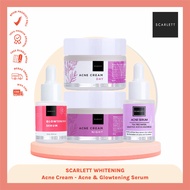 SCARLETT WHITENING ACNE TO GLOW PAKET 5pcs SCARLET ACNE GLOW SET 4in1 ORIGINAL Paket 6pcs