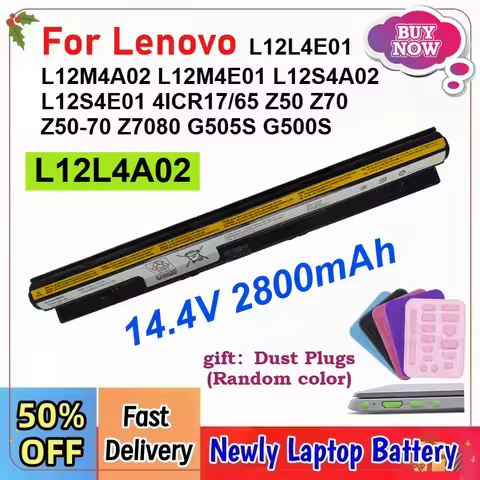 14.8V 32Wh L12L4A02 Laptop Battery for Lenovo L12L4E01 L12M4A02 L12M4E01 L12S4A02 L12S4E01 4ICR17/65