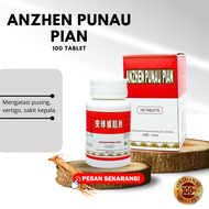 Anzhen punau pian obat sakit kepala nyeri vertigo pusing kleyengan herbal cina