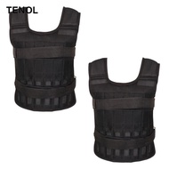 TENOL Weighted Vest, Weighted Jacket, Breathable, Adjustable, Empty, Weighted Vest for Running, Stre