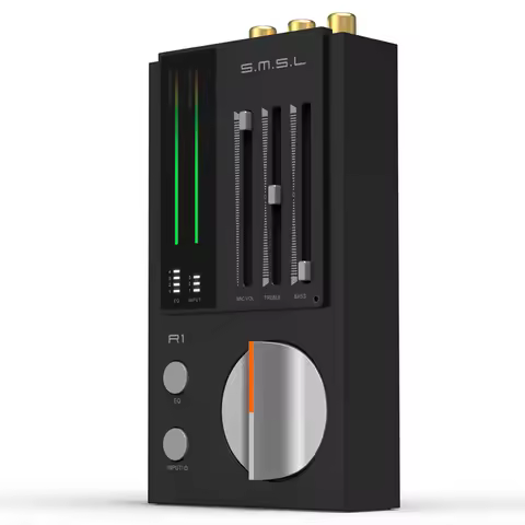SMSL R1 Gaming DAC & Headphone Amplifier Small Size Great Power with Technical Excellence & Stabilit