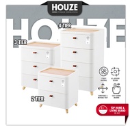 [HOUZE] LIFE 2|3|4 Tier Bedside Drawer - Organizer | Rack | Home | Box | Container | Multi purpose