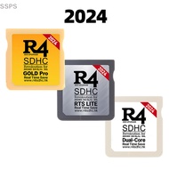 [SSPS] 2024 For NDS Game Card For R4I SDHC TF Card R4 SDHC Gold Pro Card Video Game Card Gold White 
