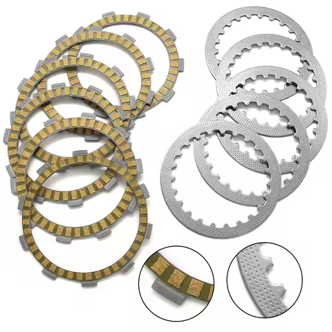 Motorcycle Clutch Friction Plates For Yamaha FZR250 Genesis FZR250R FZX250 Zeal 3YX1/2/4 131-16324-0