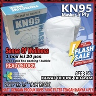 Masker KN 95 5Ply Disposable Mask KN 95 5 Ply Earloop Daily Mask 1 box