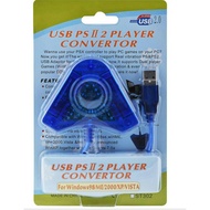 Joystick USB Dual Player Converter Adapter Cable For PS2 Gamepad Dual Playstation 2 PC USB Game Cont