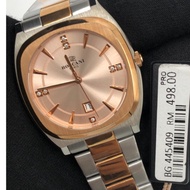 Roscani Sheldon 445 Round Square Sunray Dial mineral Crystal Bracelet  Diomand Jam Tangan Lelaki