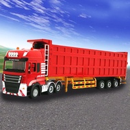 1:50 Alloy Large Truck Semi-Trailer Heavy Truck Dumper Transport Tipper Truck Engineering Vehicle Mo
