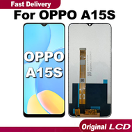 Lcd OPPO A15s Original Touchscreen / 9H Kekerasan Permukaan / Meningkatkan Kecerahan / Mencegah Layar Meledak / FHD Definition Kualitas Kualitas Terbaik