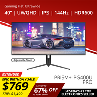 PRISM+ PG400U PRO 40 IPS 144Hz 1ms UWQHD 120% sRGB Adaptive-Sync Pro Gaming Monitor [3440 x 1440]