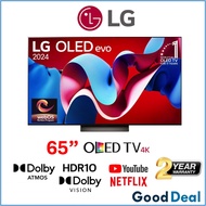 LG OLED65C4PSA 65" OLED Smart AI TV Dolby Vision HDR10