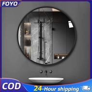 Round Mirror Gold Circle Wall Mirror Vanity Mirror Makeup Mirror Deco Kaca Cermin Bathroom Mirror Ce