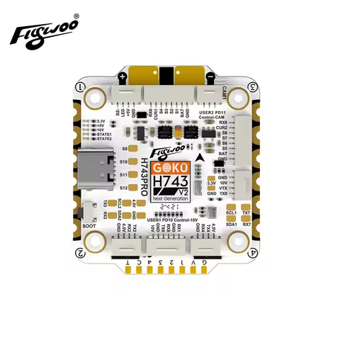 Flywoo GOKU H743 PRO 55A 32Bit 128K 30*30 Stack -- Plug&Play O4 / O4 Pro