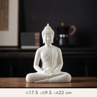 Ceramic Buddha Statue Offering Buddha Tathagata Buddha Shakyamuni Buddha Entrance Tea Room Opening F