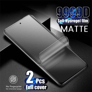 OnePlus12 OnePlus12R OnePlus11 OnePlus11R 2Pcs 999D Matte Frosted Hydrogel Film For OnePlus 12 12R 11 11R Anti Spy Privacy Phone Screen Protector Not Glass HD Clear Soft Film