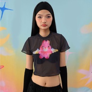 Pixie Pop Dream Mesh Top | Liunic on Things crop top mesh top