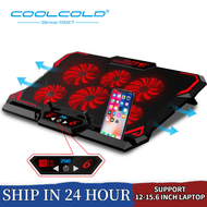 Laptop cooler 2 USB Ports and Super muite Six cooling Fan laptop cooling pad Notebook Stand LED Fans Powerful Air Flow Portable Adjustable Laptop Stand