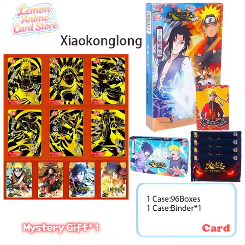 2026 Xiaokonglong Naruto Will of Fire Supreme Deluxe Colorful Iron Box 20Yuan SSP Naruto Collectible