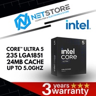INTEL® CORE™ ULTRA 5 235 LGA1851 UP TO 5.0GHZ 14C / 14T 24MB CACHE DESKTOP PROCESSOR - BX80768235